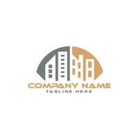 Brick Construction Logo Template Design Vector, vector