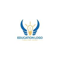 Education logo template. Vector illustration concept