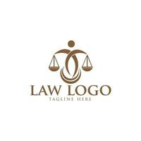 ley bufete de abogados oficina, abogado servicios, vector logo modelo