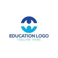 education logo icon design, vector illustration