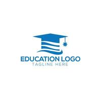 Online Class Logo Academy Cap and Mouse Pointer Symbol vector