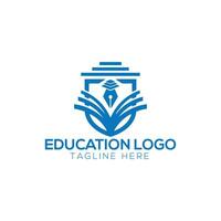 plantilla de logotipo de educación vector