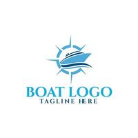 Illustration vector graphic of ship and boat concept logo