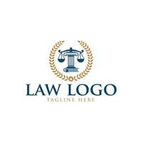 Minimalist Sword Blade with Scale for Attorney Justice Law Logo vector