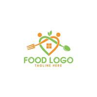 food logo icon concept vector