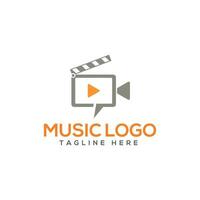 música vector logo gráfico moderno resumen