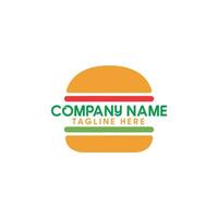 burger  Cooking logo. Icon or symbol for design menu restaurant. vector