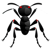 ant, insect, cartoon ai generative png
