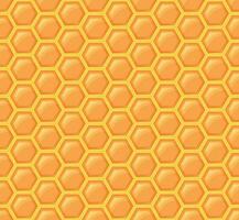 Yellow, orange beehive background. Honeycomb, bees hive cells pattern. Bee honey shapes. Vector geometric seamless texture symbol. Hexagon, hexagonal, mosaic cell sign or icon. Gradation color.