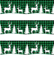 Christmas and New Year pattern at Buffalo Plaid. Festive background for design and print vector