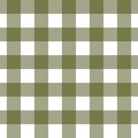 Gingham seamless pattern with green and white color, checkerboard background, square, tablecloth, Vector illustration.