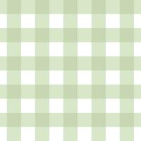 Gingham seamless pattern with green and white color, checkerboard background, square, tablecloth, Vector illustration.