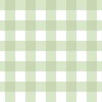 Gingham seamless pattern with green and white color, checkerboard background, square, tablecloth, Vector illustration.