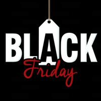 Colored special offert black friday sale promotion Vector