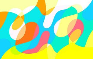 Colorful Abstract Groovy background design vector