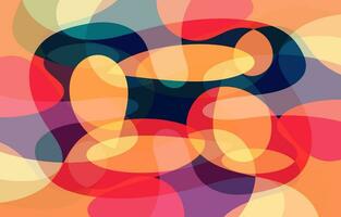 Colorful Abstract Groovy background design vector