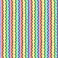 Abstract striped seamless pattern in rainbow pastel colors. Modern print for  fabric, textiles, wrapping paper vector