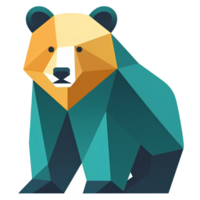 orso cartone animato ai generativo png