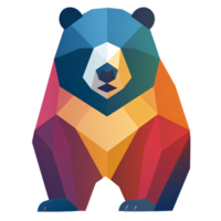 Urso desenho animado ai generativo png