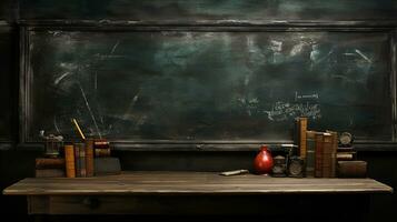 Blackboard texture Background ai photo