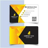 business card design, Professional visiting card, template, vector