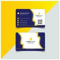 Professional business card design, visiting card, template, vector