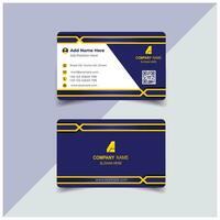 Professional business card design, visiting card, template, vector