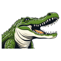 crocodile cartoon ai generative png