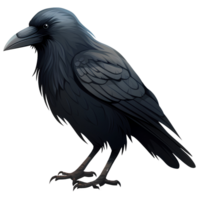 crow cartoon ai generative png