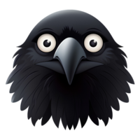 crow cartoon ai generative png