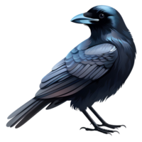 crow cartoon ai generative png