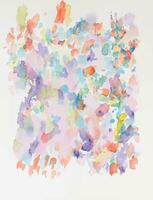 vector abstract background with a colourful watercolour splatter design