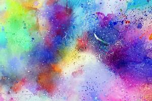 vector abstract background with a colourful watercolour splatter design photo