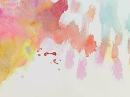 vector abstract background with a colourful watercolour splatter design