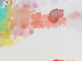 vector abstract background with a colourful watercolour splatter design