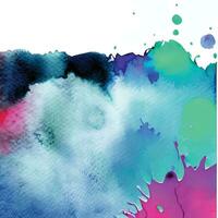 vector abstract background with a colourful watercolour splatter design