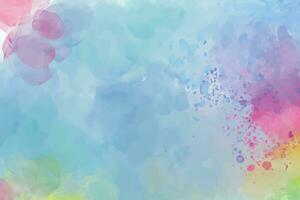 vector abstract background with a colourful watercolour splatter design