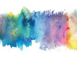 vector abstract background with a colourful watercolour splatter design