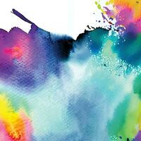 vector abstract background with a colourful watercolour splatter design