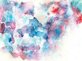 vector abstract background with a colourful watercolour splatter design