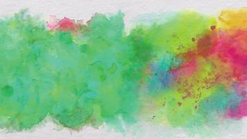 vector abstract background with a colourful watercolour splatter design