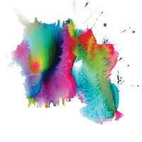 vector abstract background with a colourful watercolour splatter design