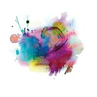 vector abstract background with a colourful watercolour splatter design