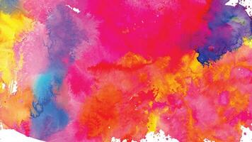 vector abstract background with a colourful watercolour splatter design