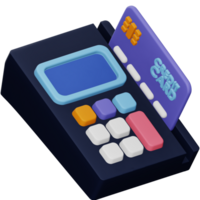 EDC machine 3d rendering isometric icon. png