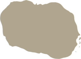 doodle freehand drawing of cook island map. png