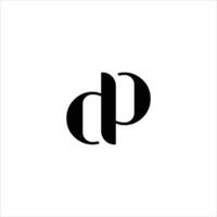 Initial DP PD Letter Logo Design Vector Template. Monogram and Creative Alphabet D P Letters icon Illustration