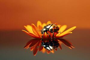 flor ,Copiar espacio ,generativo ai foto