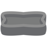 Clean cigarette ash disposal ashtray png