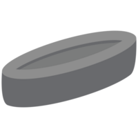 Clean cigarette ash disposal ashtray png